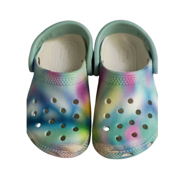 Crocs Classic Clogs Tie Die Size C7 - Picture 3 of 11